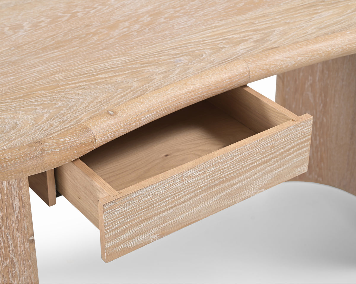Lluna White Oak Desk by Liang & Eimil