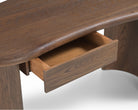 Lluna Brushed Mid-brown Oak Desk by Liang & Eimil