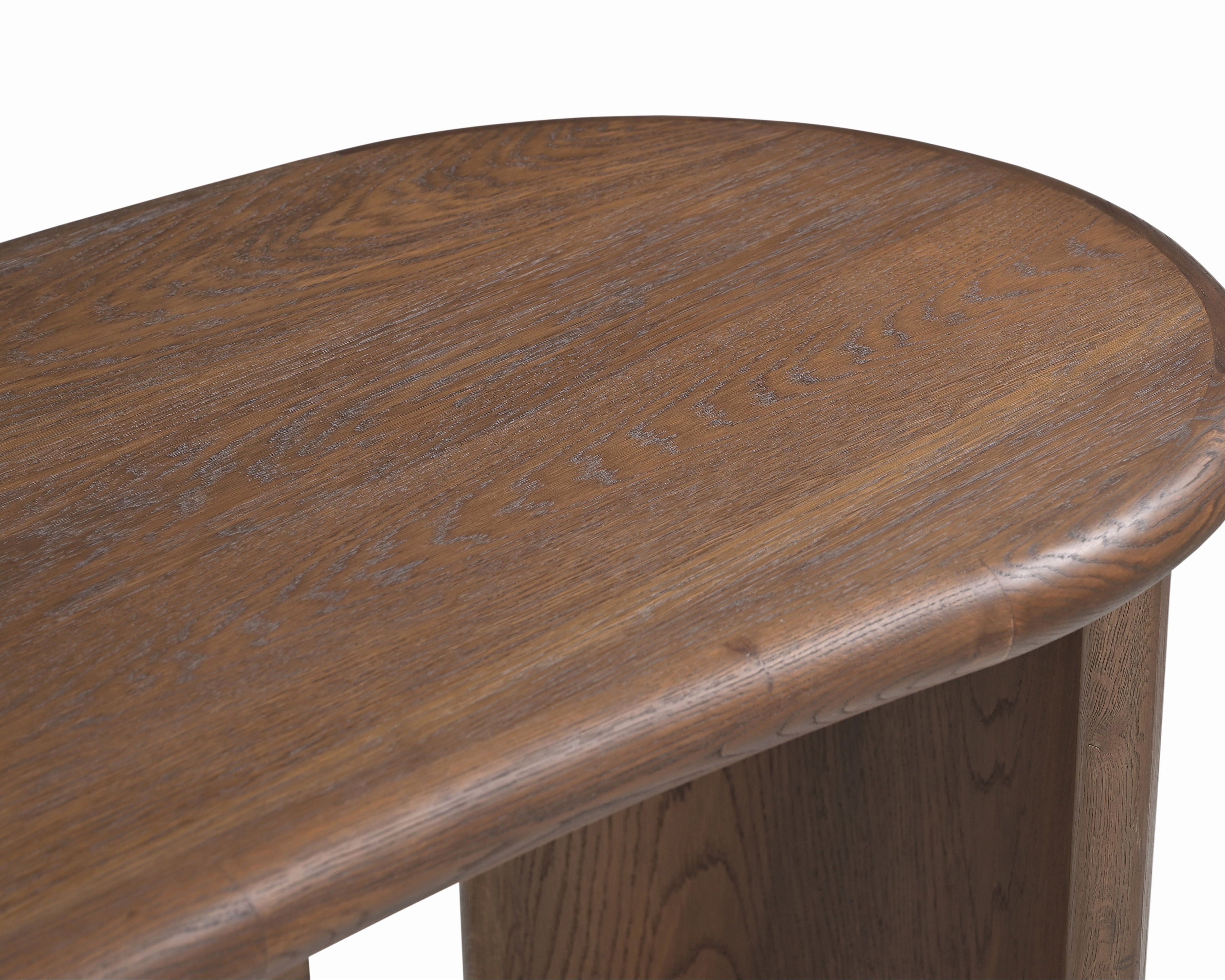 Lluna Brushed Mid-brown Oak Desk by Liang & Eimil