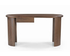 Lluna Brushed Mid-brown Oak Desk by Liang & Eimil