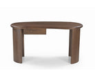Lluna Brushed Mid-brown Oak Desk by Liang & Eimil