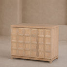 Llauna Brushed Light Beige Oak 2 Door Sideboard Liang & Eimil