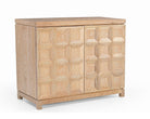 Llauna Brushed Light Beige Oak 2 Door Sideboard Liang & Eimil