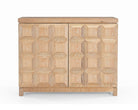 Llauna Brushed Light Beige Oak 2 Door Sideboard Liang & Eimil