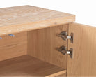 Llauna Brushed Light Beige Oak 2 Door Sideboard by Liang & Eimil