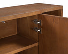 Llauna Brushed Mid-Brown Oak 4 Door Sideboard by Liang & Eimil