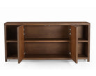 Llauna Brushed Mid-Brown Oak 4 Door Sideboard by Liang & Eimil