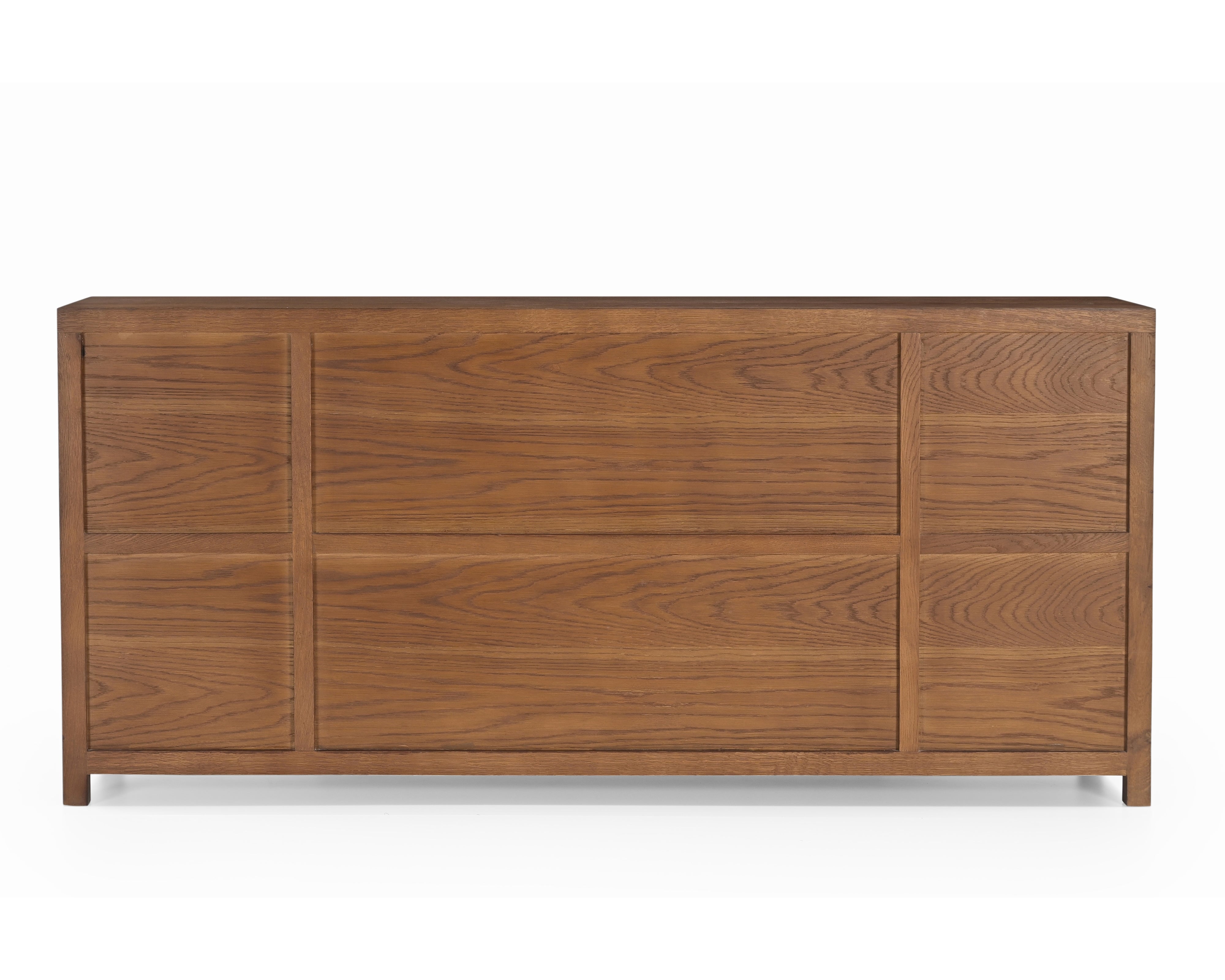 Llauna Brushed Mid-Brown Oak 4 Door Sideboard by Liang & Eimil