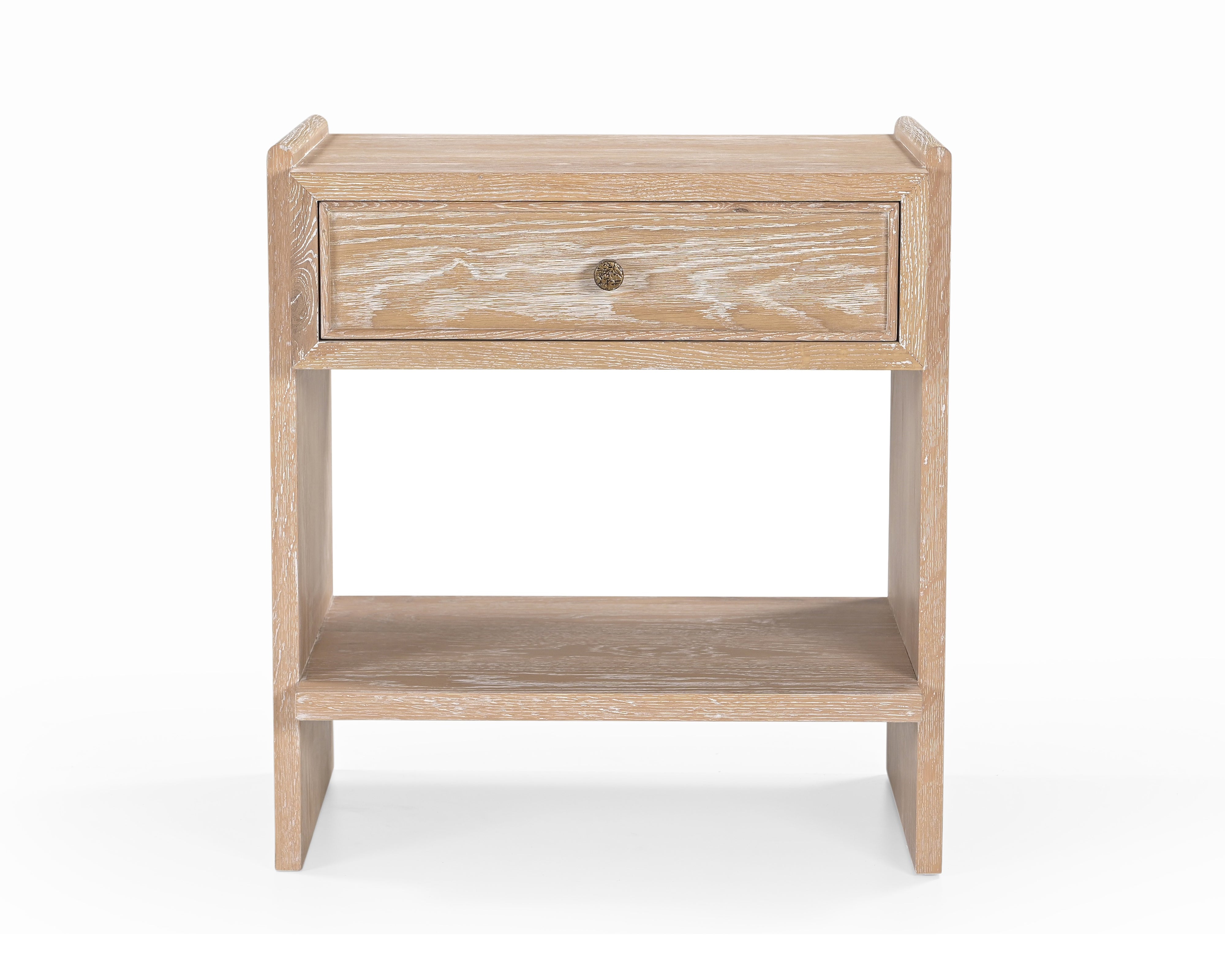 Trive Bedside Table - Brushed Natural American White Oak Liang & Eimil