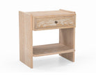 Trive Bedside Table - Brushed Natural American White Oak by Liang & Eimil