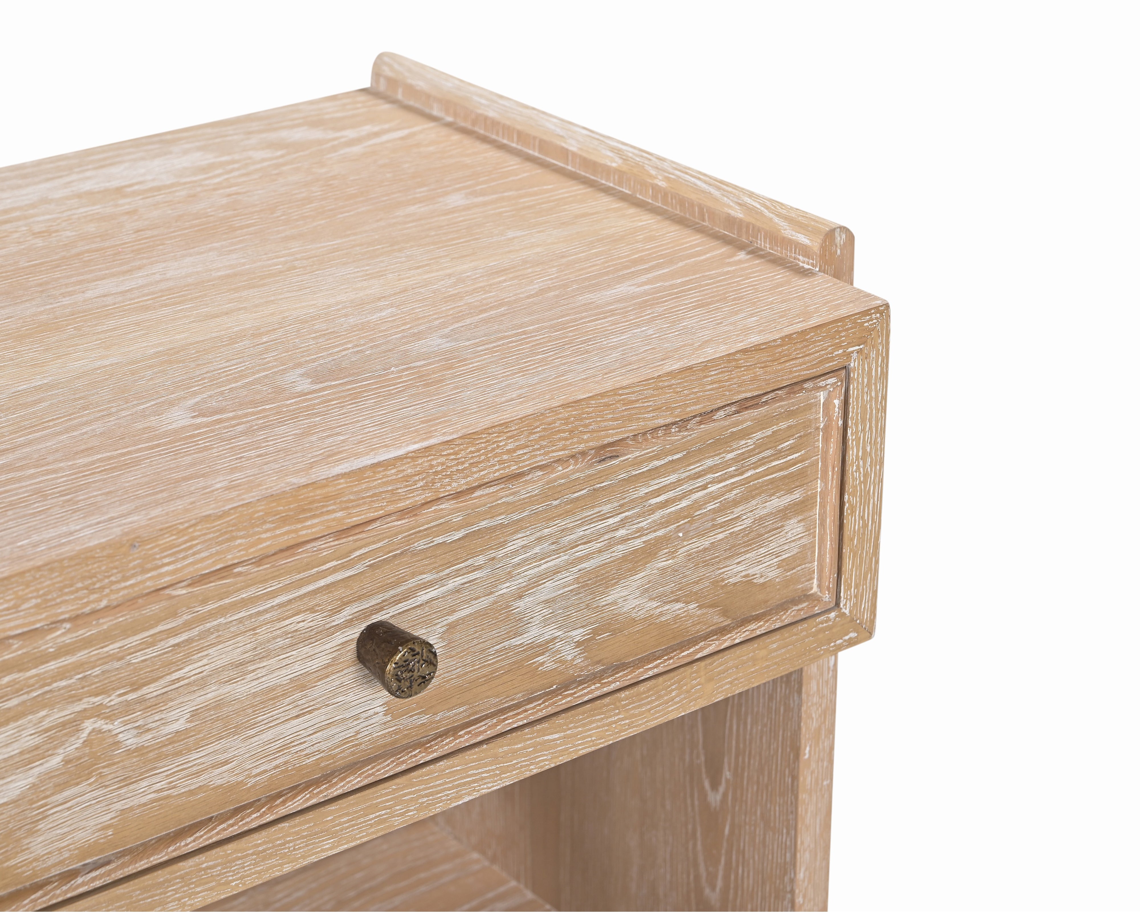 Trive Bedside Table - Brushed Natural American White Oak by Liang & Eimil