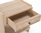 Trive Bedside Table - Brushed Natural American White Oak by Liang & Eimil