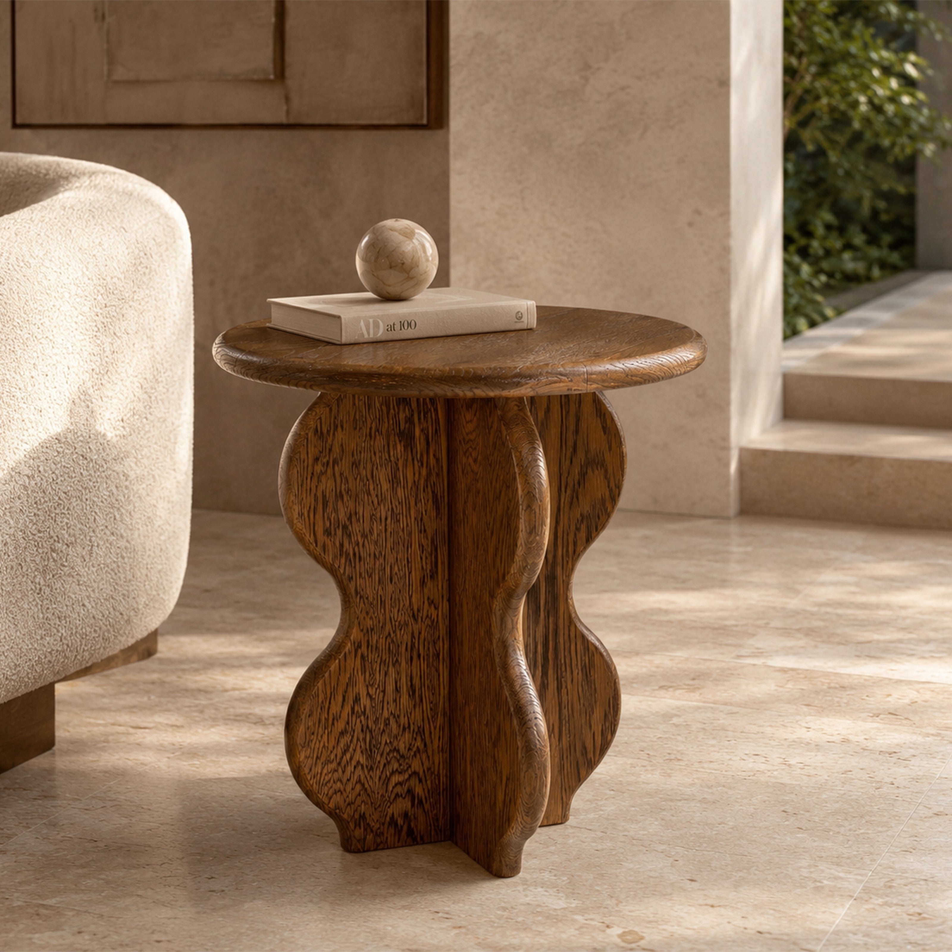 Oltok Oak Side Table Liang & Eimil