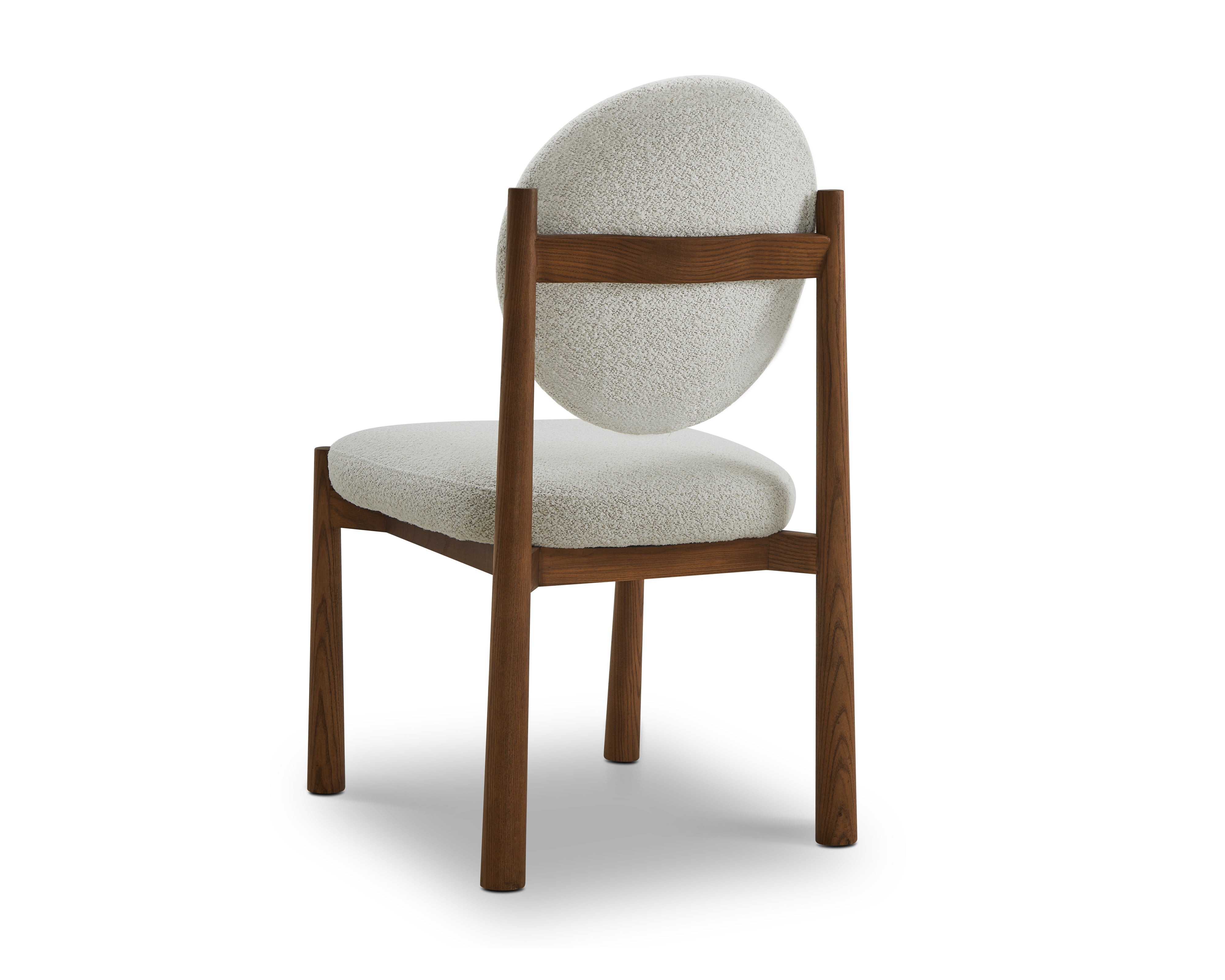 Latina Dining Chair (Set of 2) - Capella Ivory & Middle Brown by Liang & Eimil