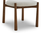 Latina Dining Chair (Set of 2) - Capella Ivory & Middle Brown by Liang & Eimil