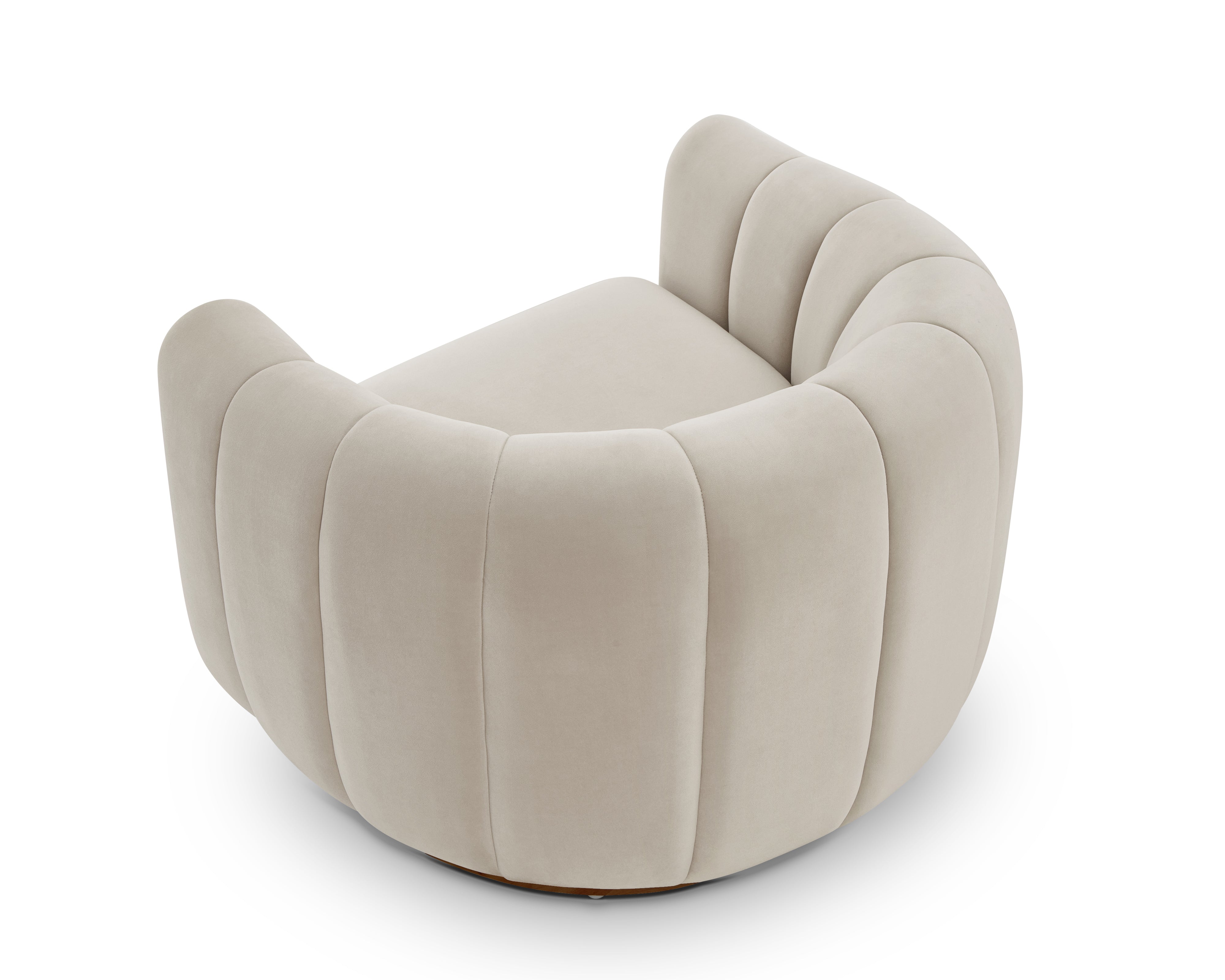 Arles Occasional Chair - Melbourne Stone & Walnut by Liang & Eimil