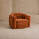 Arles Occasional Chair - Melbourne Clay & Natural Wood by Liang & Eimil