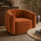 Arles Occasional Chair - Melbourne Clay & Natural Wood by Liang & Eimil