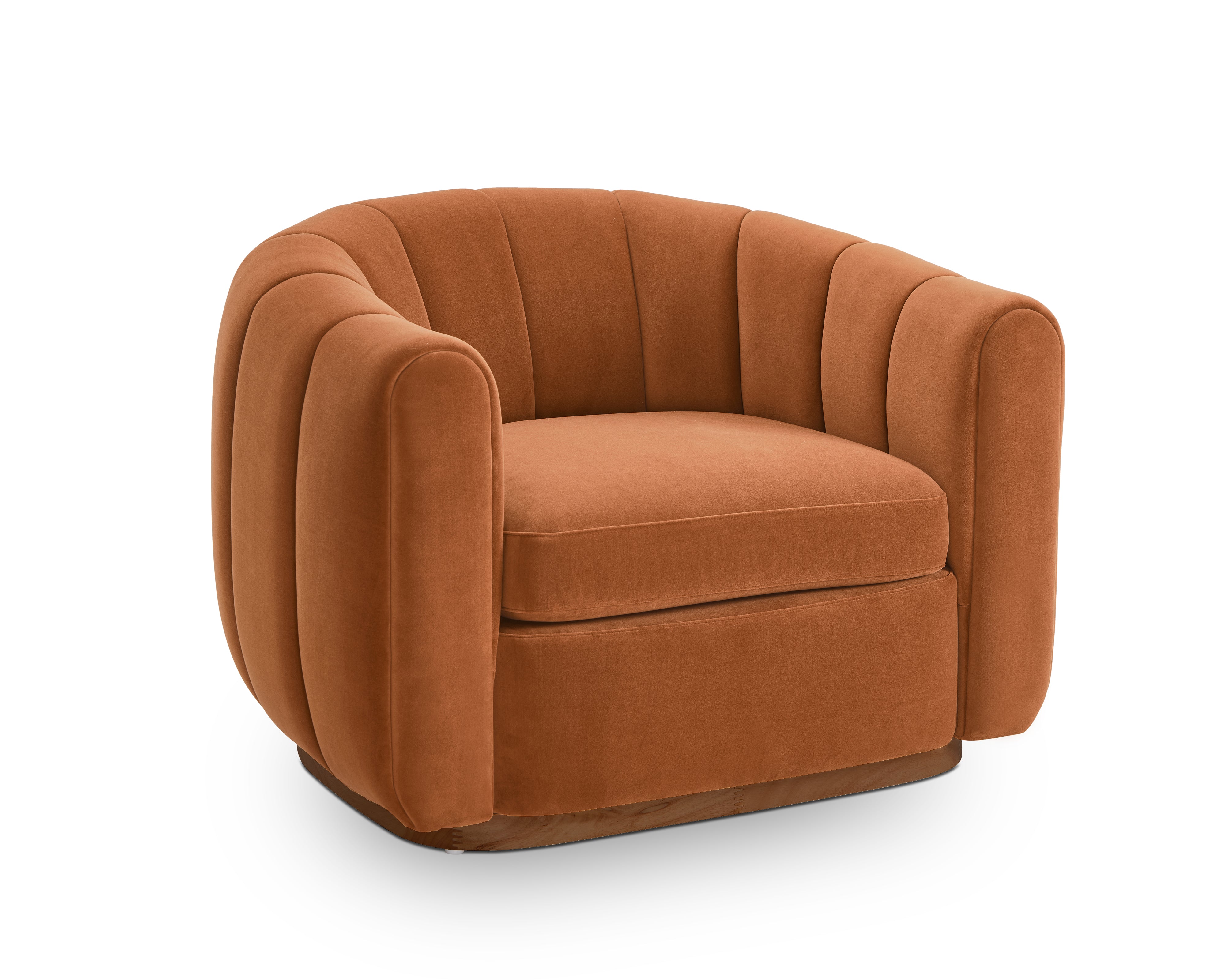 Arles Occasional Chair - Melbourne Clay & Natural Wood by Liang & Eimil