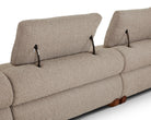 Cotto Modular Sofa Middle Two Seater - Amalfy Taupe & Middle Brown by Liang & Eimil