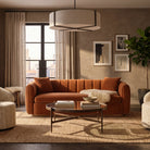Arles 2 Seater Sofa - Melbourne Clay & Walnut by Liang & Eimil