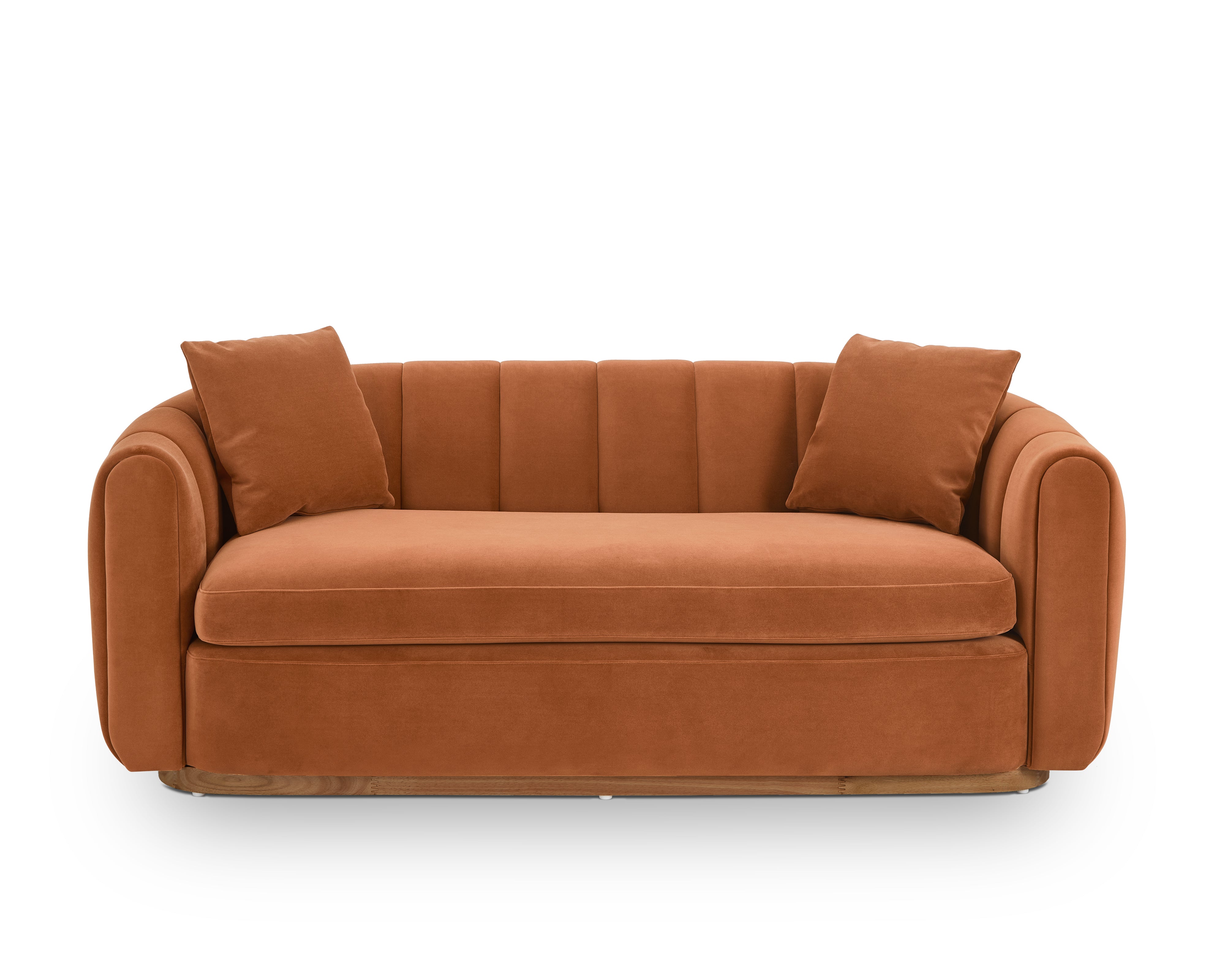 Arles 2 Seater Sofa - Melbourne Clay & Walnut by Liang & Eimil