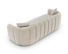Arles 3 Seater Sofa - Melbourne Stone & Natural Wood by Liang & Eimil