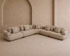 Cotto Modular Sofa Left - Amalfy Taupe & Middle Brown by Liang & Eimil