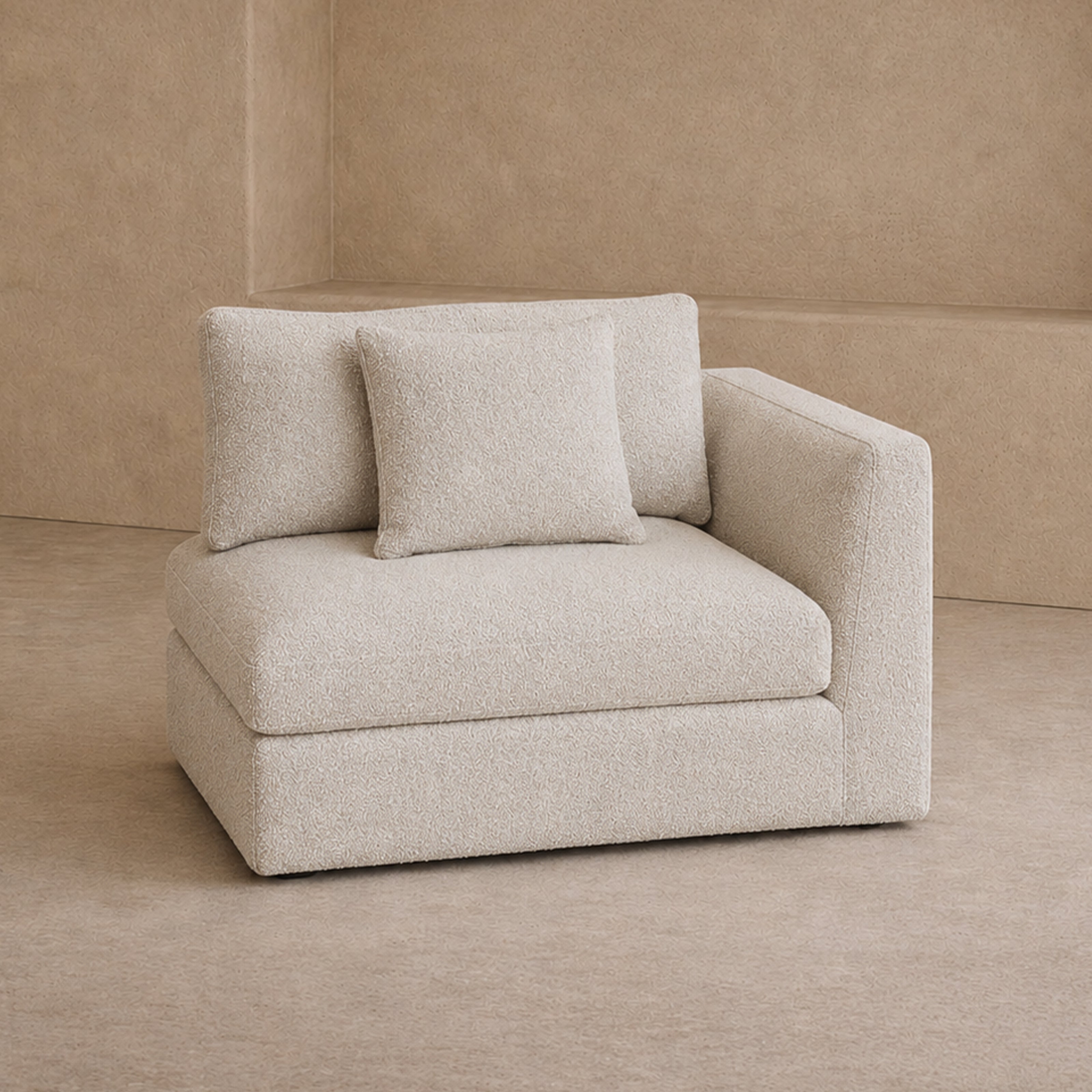 Nuova Modular Sofa Left - Capella Ivory by Liang & Eimil