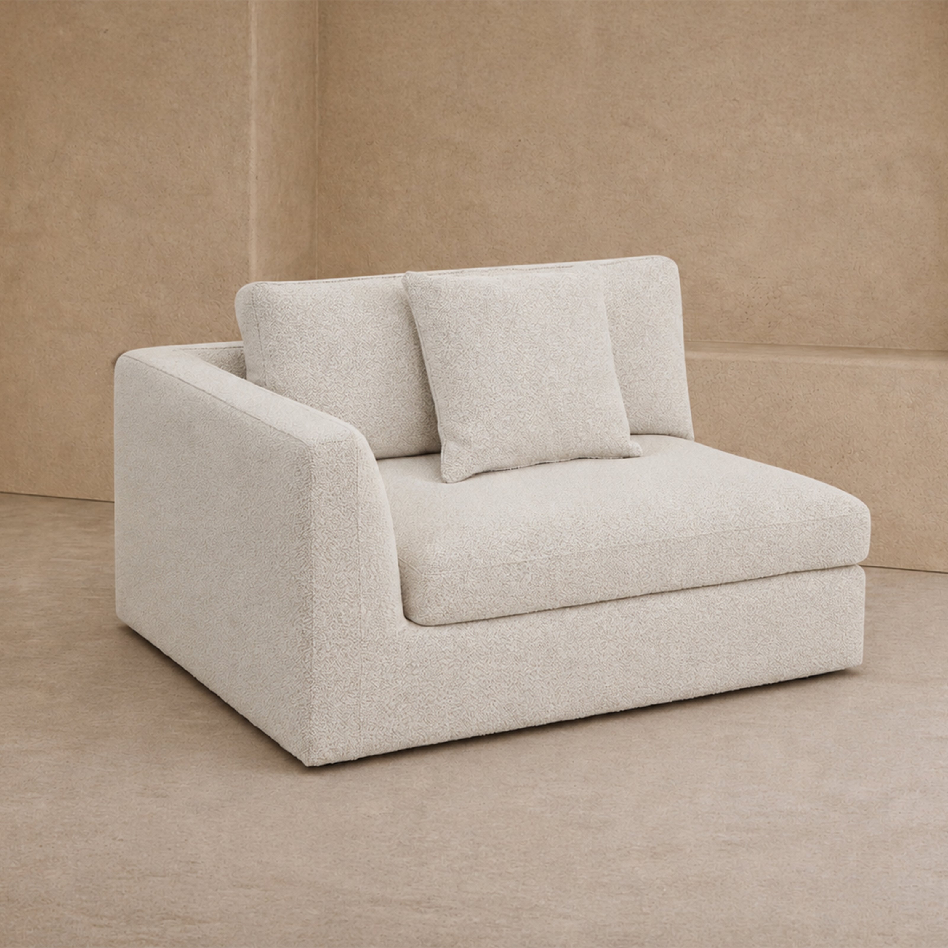 Nuova Modular Sofa Right - Capella Ivory by Liang & Eimil