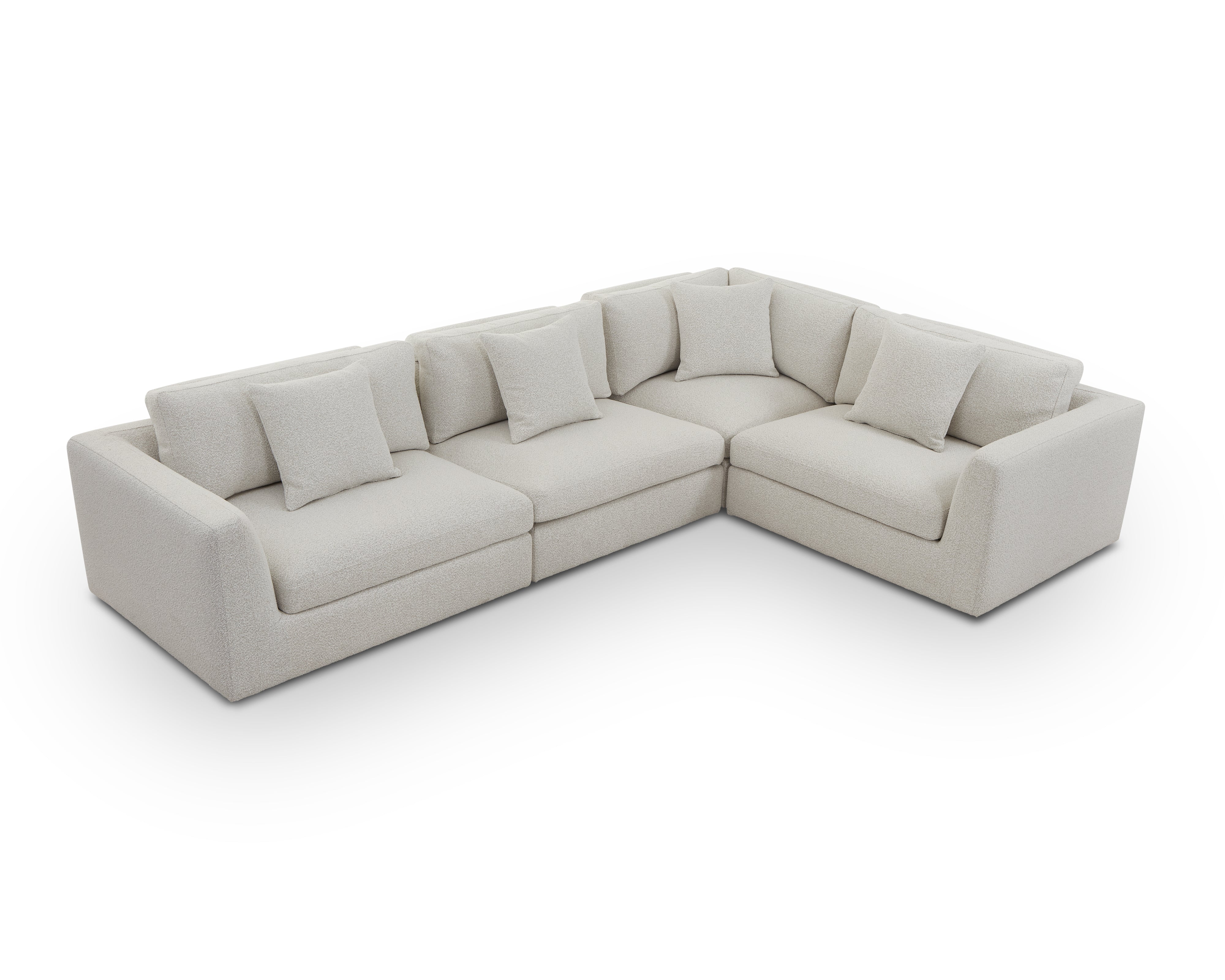 Nuova Modular Sofa Right - Capella Ivory by Liang & Eimil