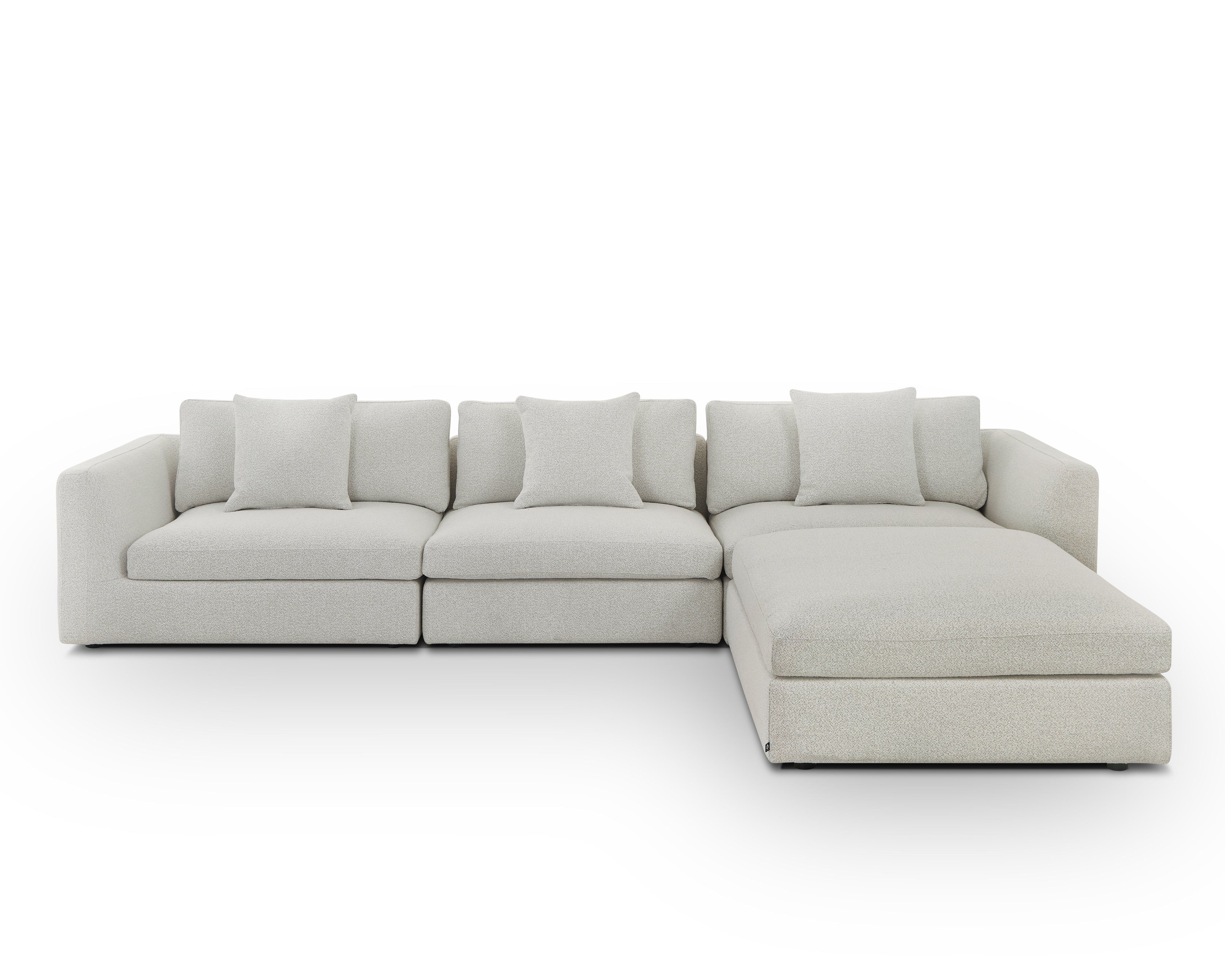 Nuova Modular Sofa Right - Capella Ivory by Liang & Eimil