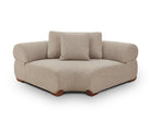 Cotto Modular Sofa Corner - Amalfy Taupe & Middle Brown by Liang & Eimil