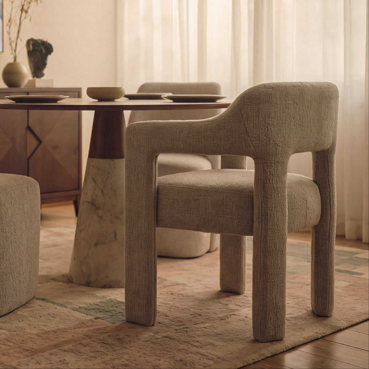 Everly Dining Chair - Nordic Sand Liang & Eimil