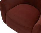 Magnus Kent Chocolate Chenille Fabric Occasional Chair by Liang & Eimil