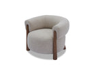 Civana Nordic Sand Chenille Occasional Chair by Liang & Eimil