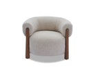 Civana Nordic Sand Chenille Occasional Chair by Liang & Eimil
