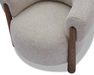 Civana Nordic Sand Chenille Occasional Chair by Liang & Eimil