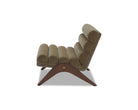 Charles Kenia Moss Chenille Fabric Occasional Chair by Liang & Eimil