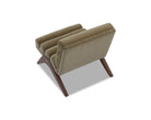 Charles Kenia Moss Chenille Fabric Occasional Chair by Liang & Eimil