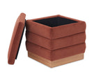 Seren Storage Ottoman - Kent Chocolate Liang & Eimil