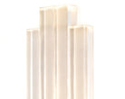 Bravura Brushed Brass Wall Light with Acrylic Light Shade by Liang & Eimil