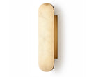 Alura Brushed Brass Wall Light with Alabaster Light Shade by Liang & Eimil