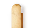 Alura Brushed Brass Wall Light with Alabaster Light Shade by Liang & Eimil