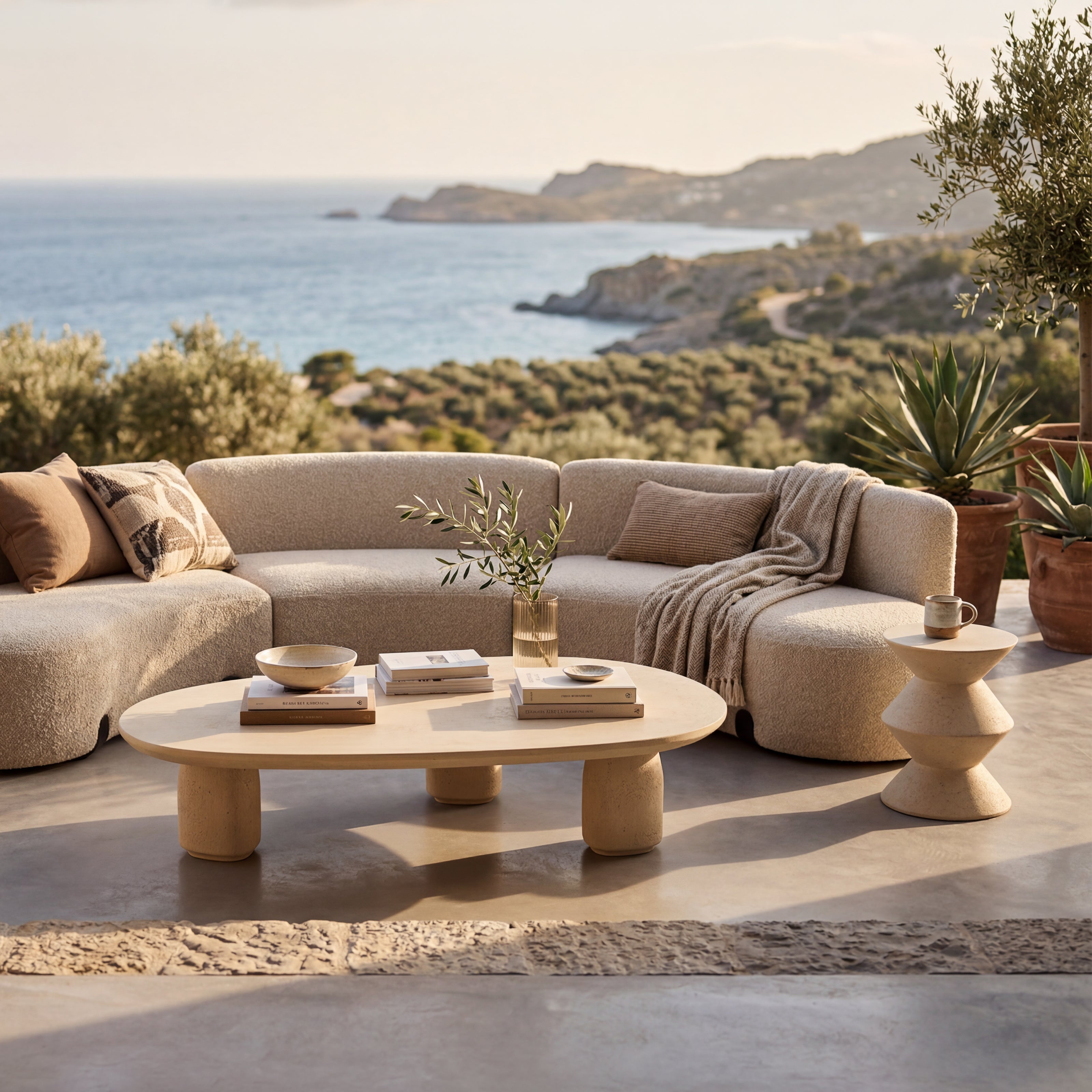 Veranda Coffee Table - Sandstone by Liang & Eimil