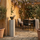 Nanpuk Pedestal - Limestone by Liang & Eimil