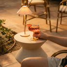 Zinda Side Table - Sandstone by Liang & Eimil