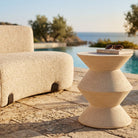 Zinda Side Table - Sandstone by Liang & Eimil