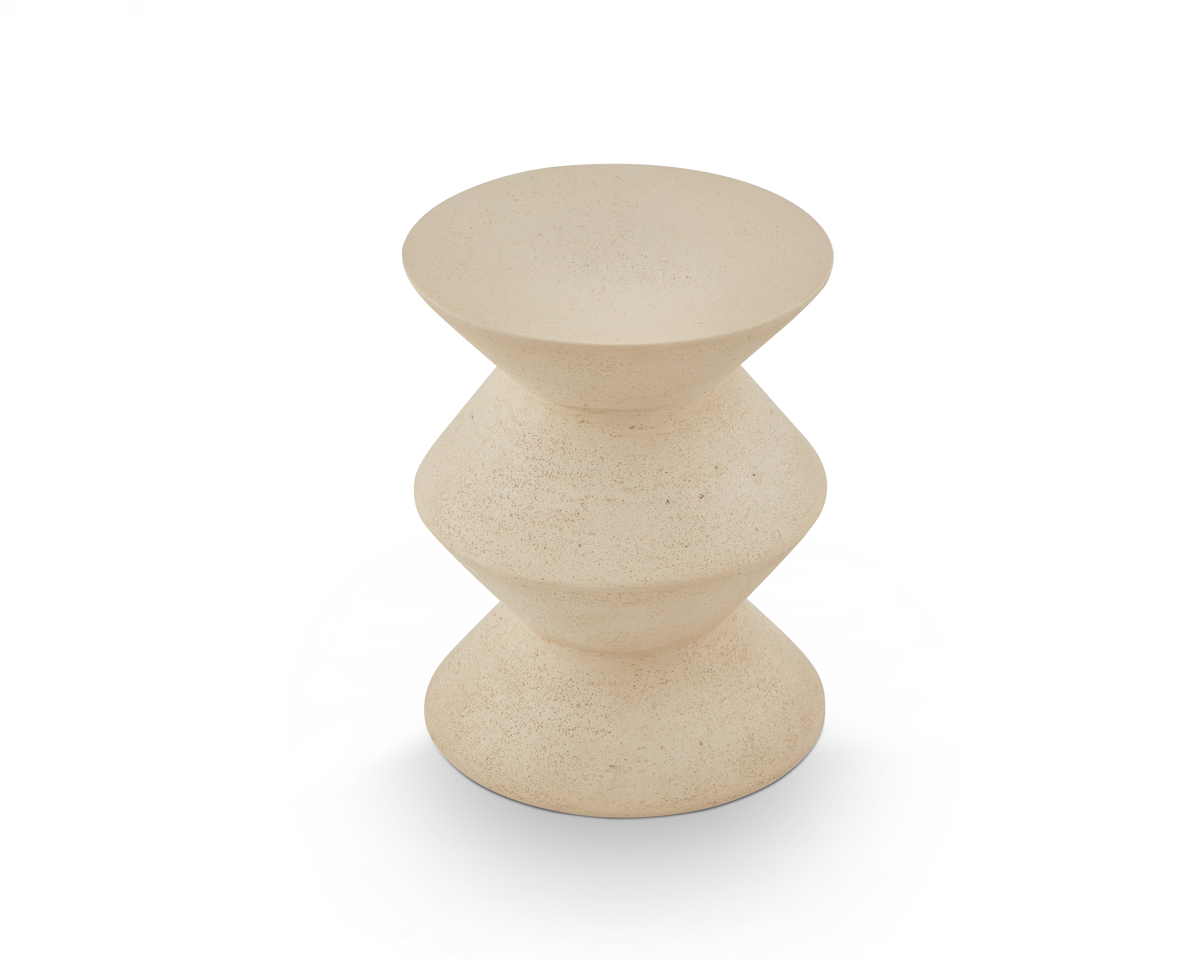 Zinda Side Table - Sandstone by Liang & Eimil