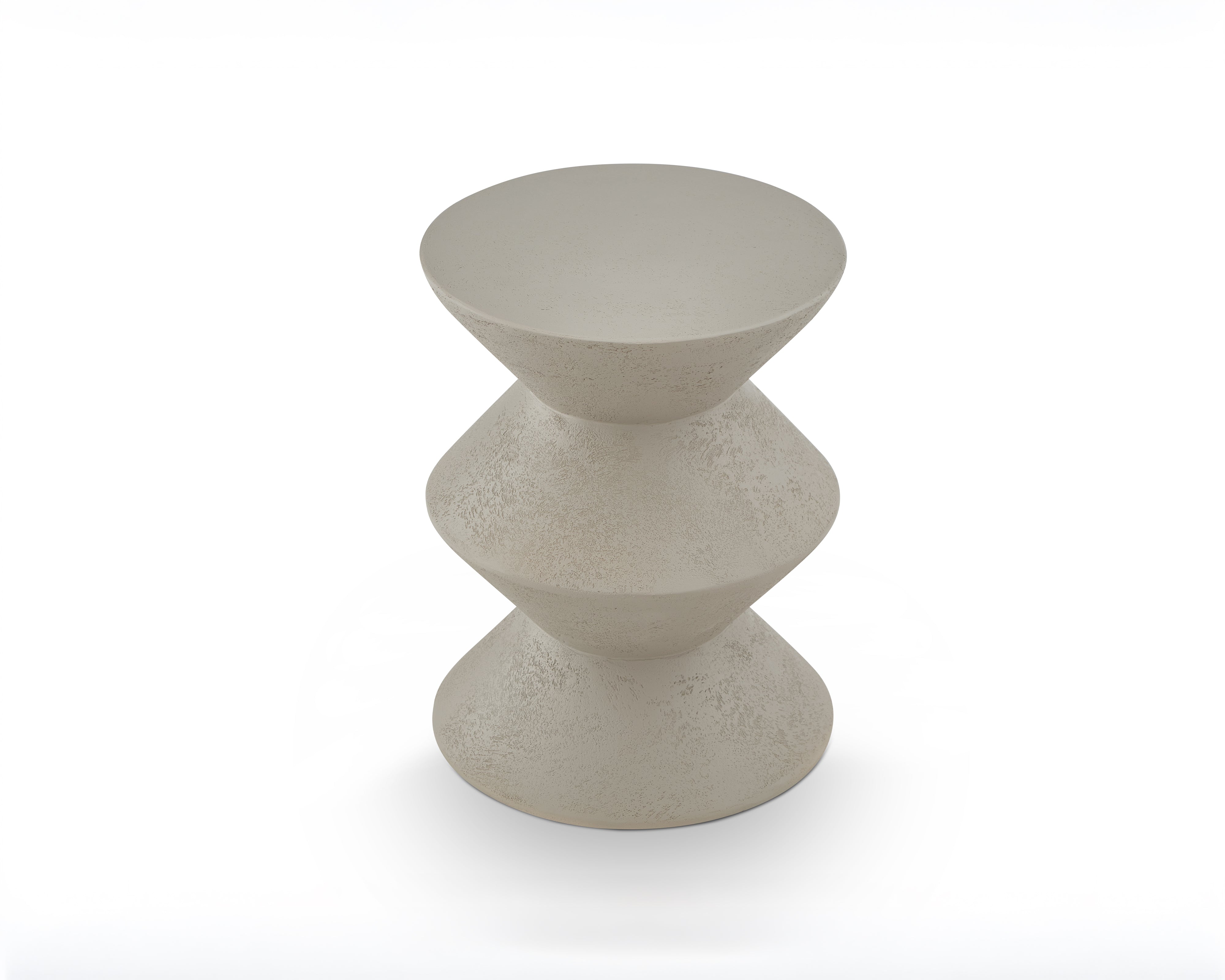 Zinda Side Table - Limestone by Liang & Eimil